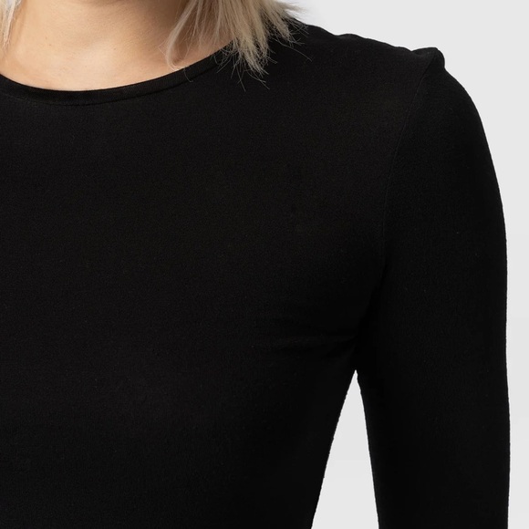 Saint + Sofia Austen Crew Neck Long Sleeve Tee - Picture 5 of 7